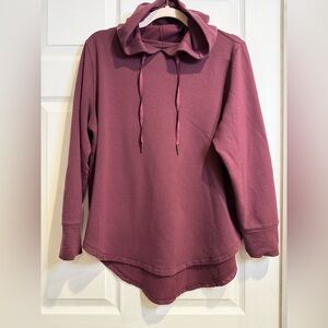 Plum Hoodie Sweatshirt for Women
